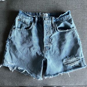 Agolde Riley High Rise Shorts